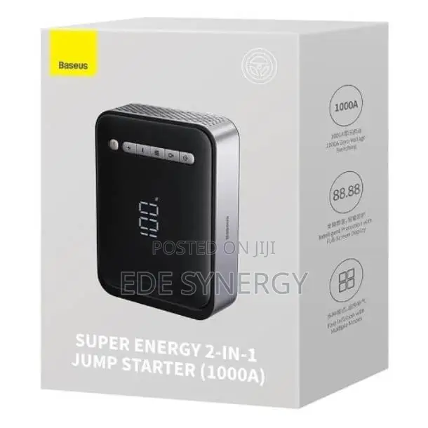 2in1 Powerbank /Jump Starter +Compressor 8000mah, 1000A USB