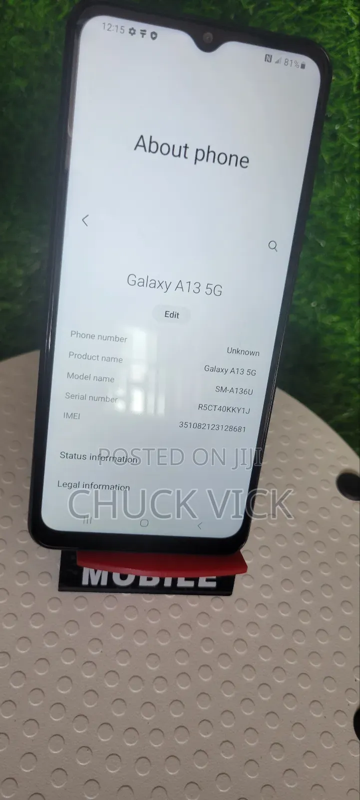 Samsung Galaxy A13 5G 64 GB Black
