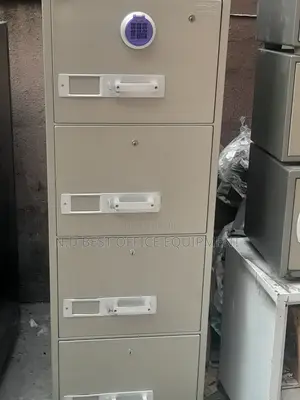 Four Drawings Fireproof Safe Cabinets Digital