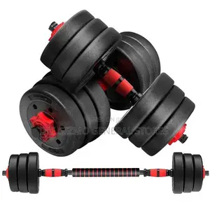 4in1 Multi-Purpose Pair of Adjustable Plastic Dumbbell