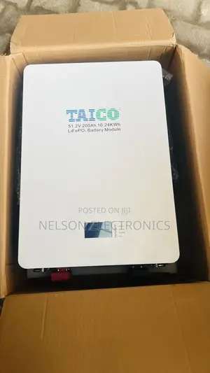 Taico 10kwh Lithium Ion Batteries 51.2v With 5year Warranty