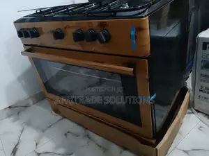 Supreme Maxi 5 Burner Gas Cooker Wood Finishing