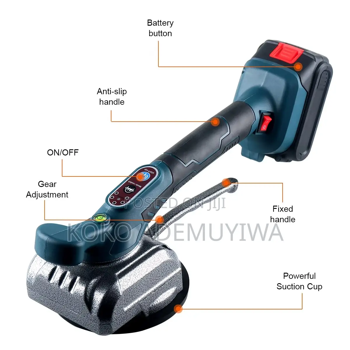 Tile Laying Vibration Leveling Tool With Large Suction Cup