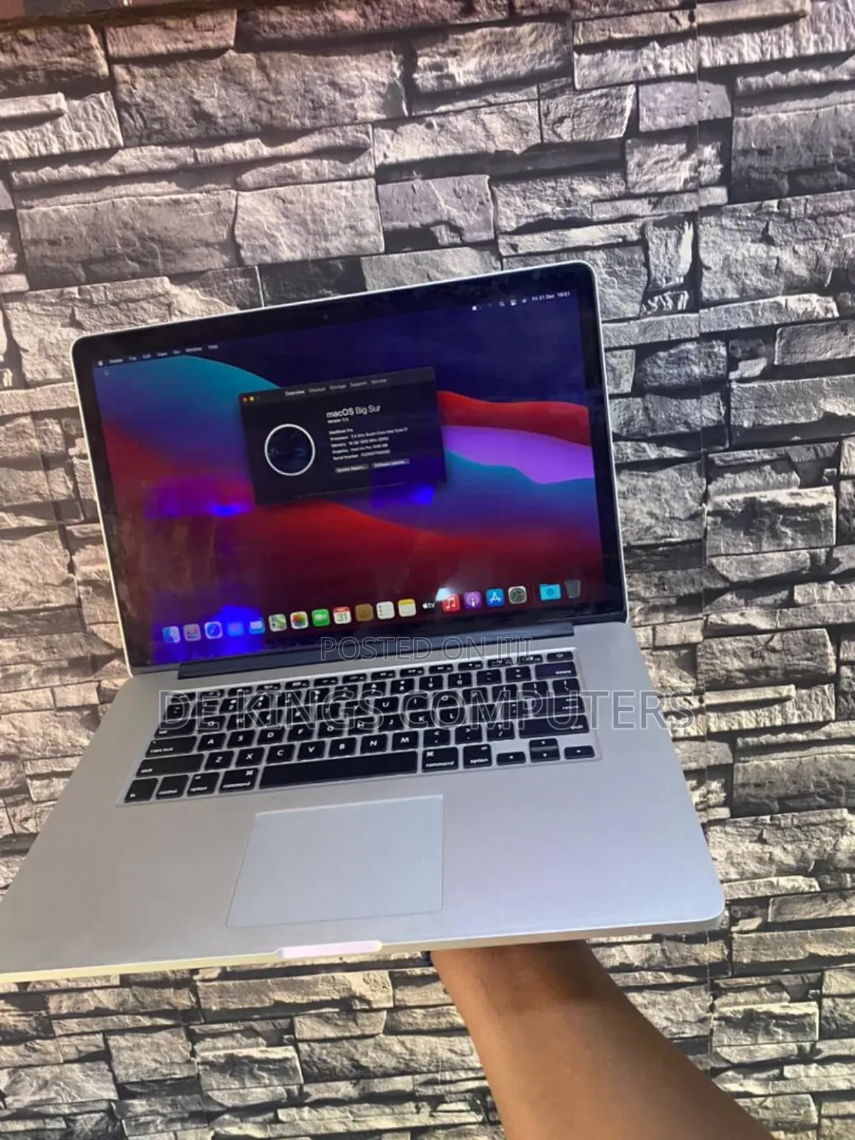 Laptop Apple MacBook Pro 2015 16GB Intel Core I7 SSD 512GB