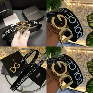 Original Dolce Gabbana Leather Belts Available in Store