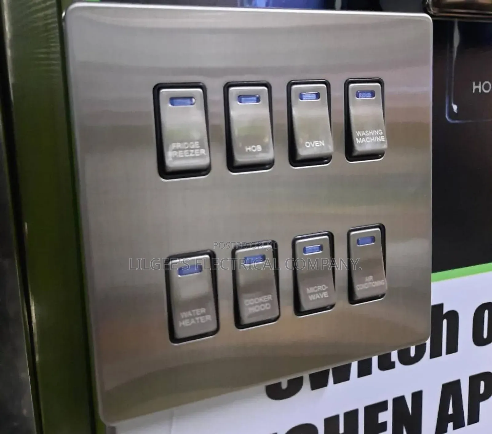 Original 8 Gang Multipurpose Grid Switch