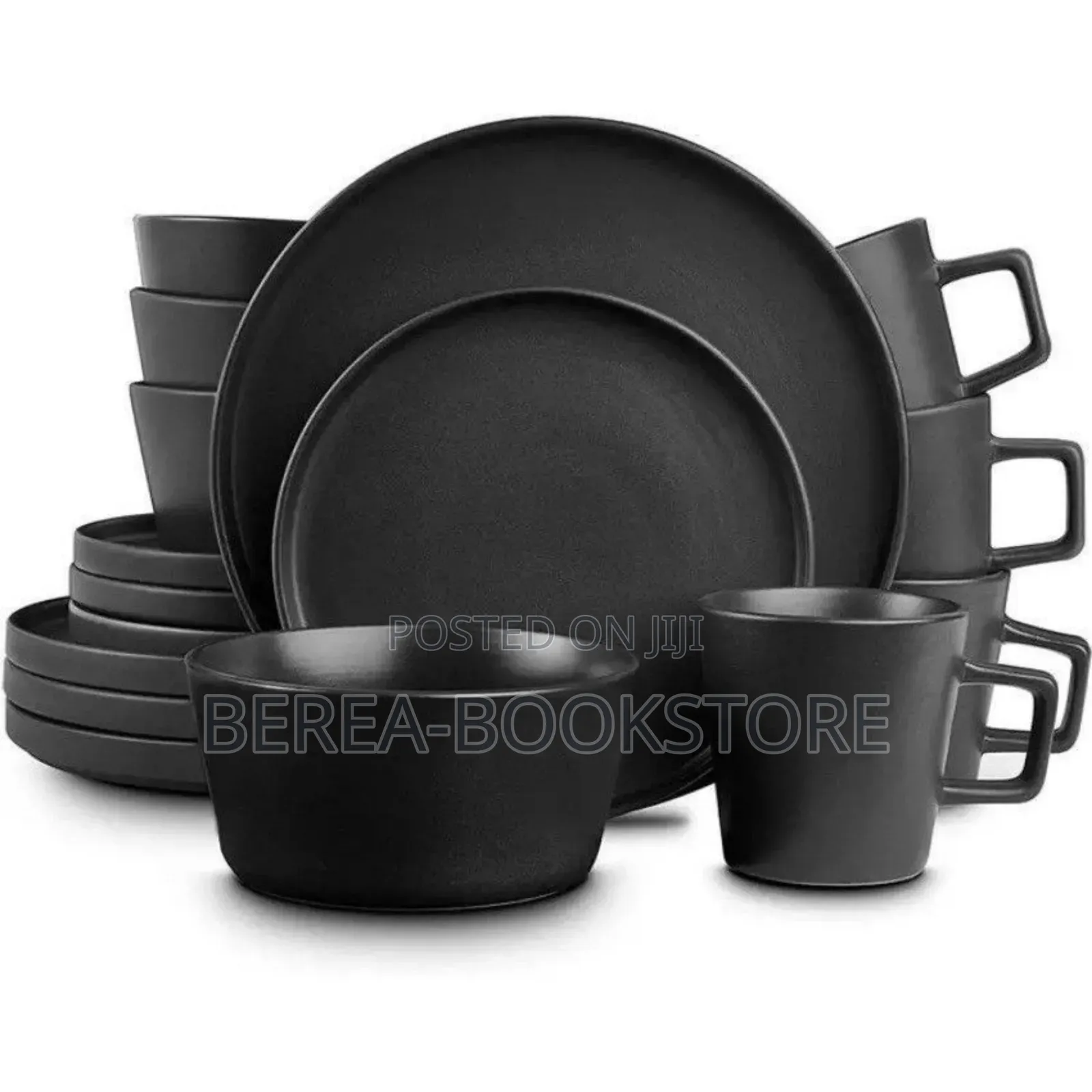 Stoneware Dinner Set and Mugs - 16 PCS