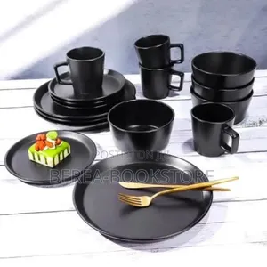 Stoneware Dinner Set and Mugs - 16 PCS