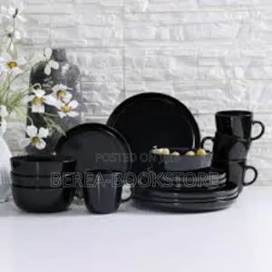 Stoneware Dinner Set and Mugs - 16 PCS
