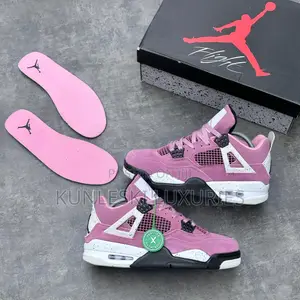 Original Air Jordan 4 Orchid Sneakers