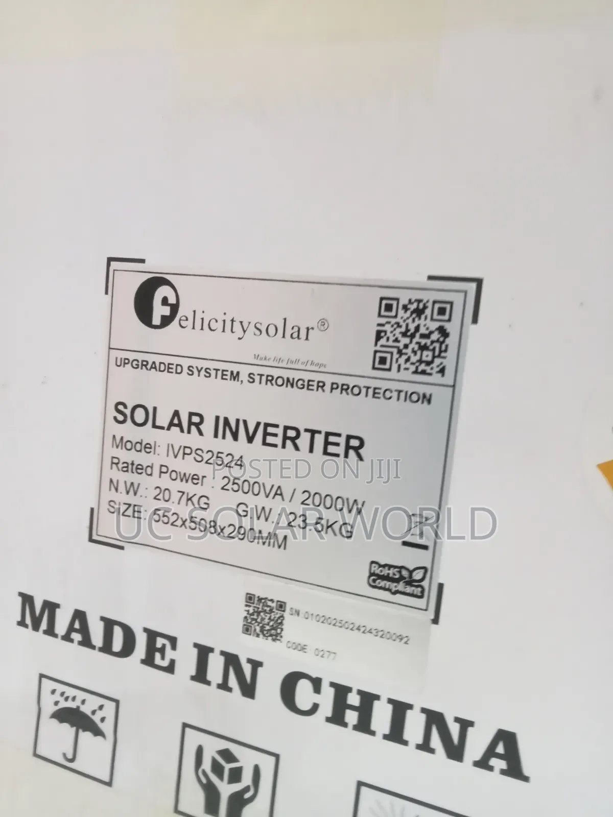 Felicity Ivps2524 Solar Inverter