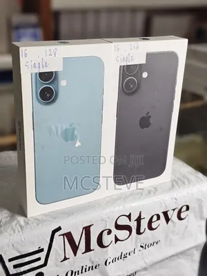 New Apple iPhone 16 256 GB Blue