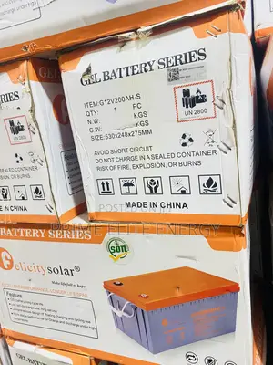 12v/200 Felicity Solar Gel Battery