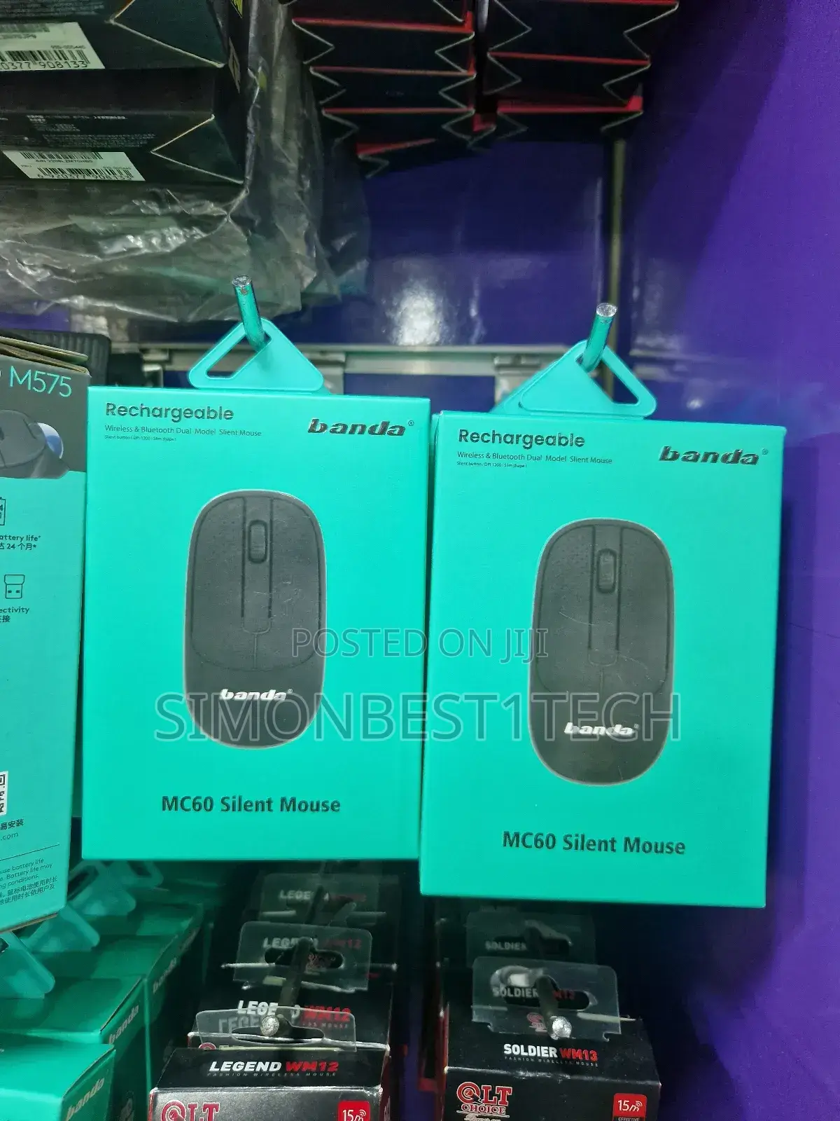 Logitech Mouse Mc60 Bluetooth Silent Mouse Rechargeable