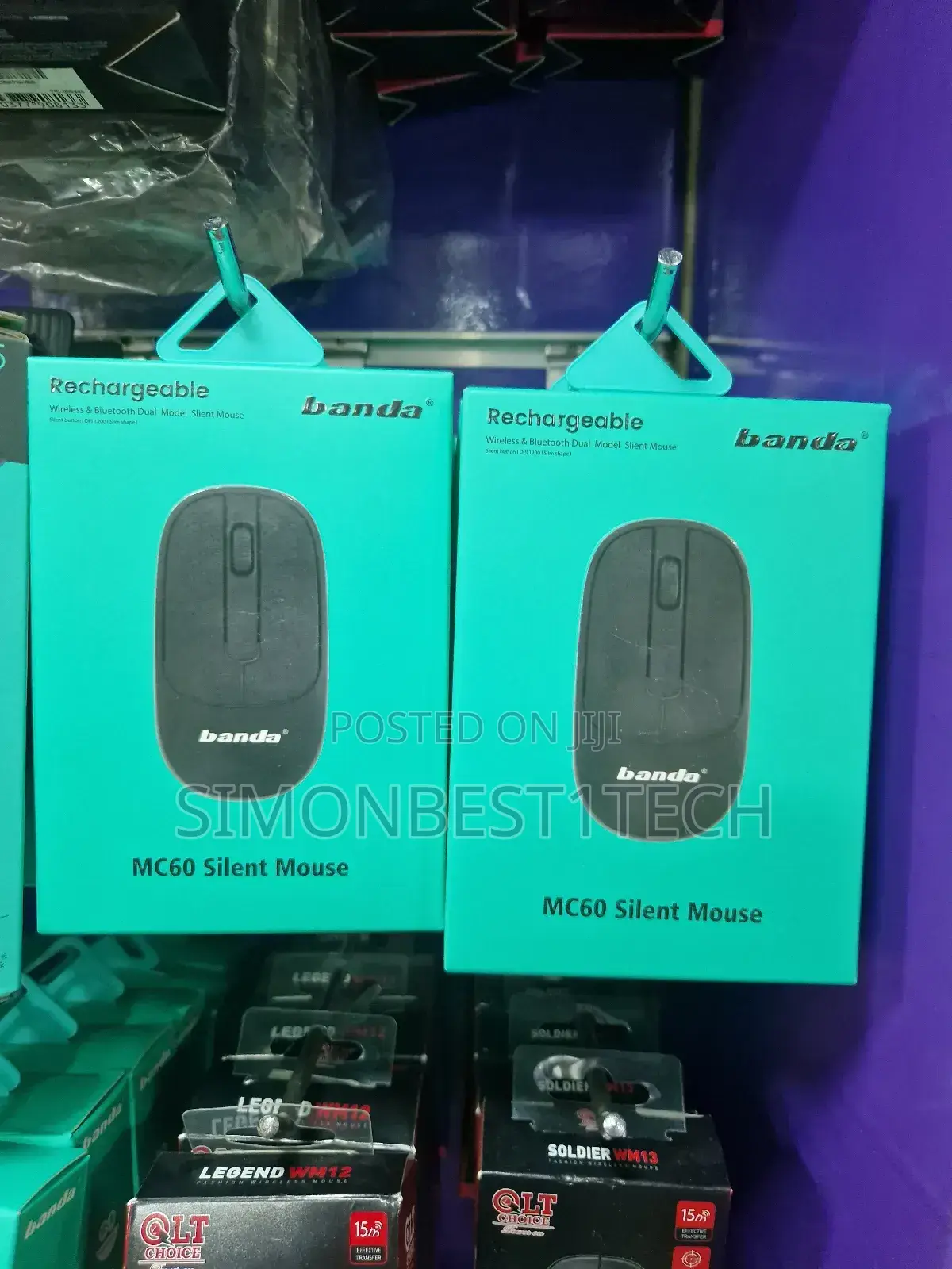 Logitech Mouse Mc60 Bluetooth Silent Mouse Rechargeable