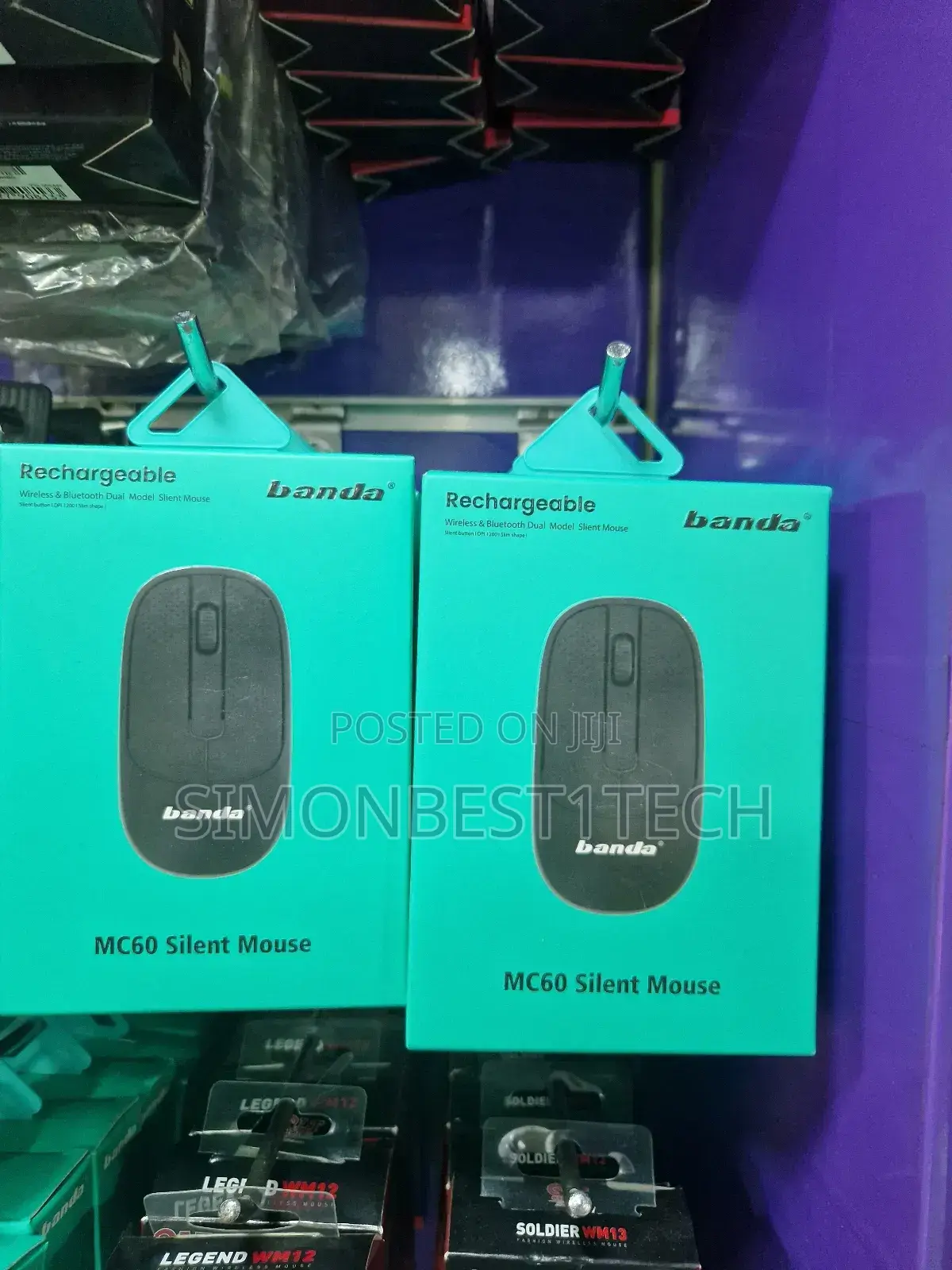 Logitech Mouse Mc60 Bluetooth Silent Mouse Rechargeable