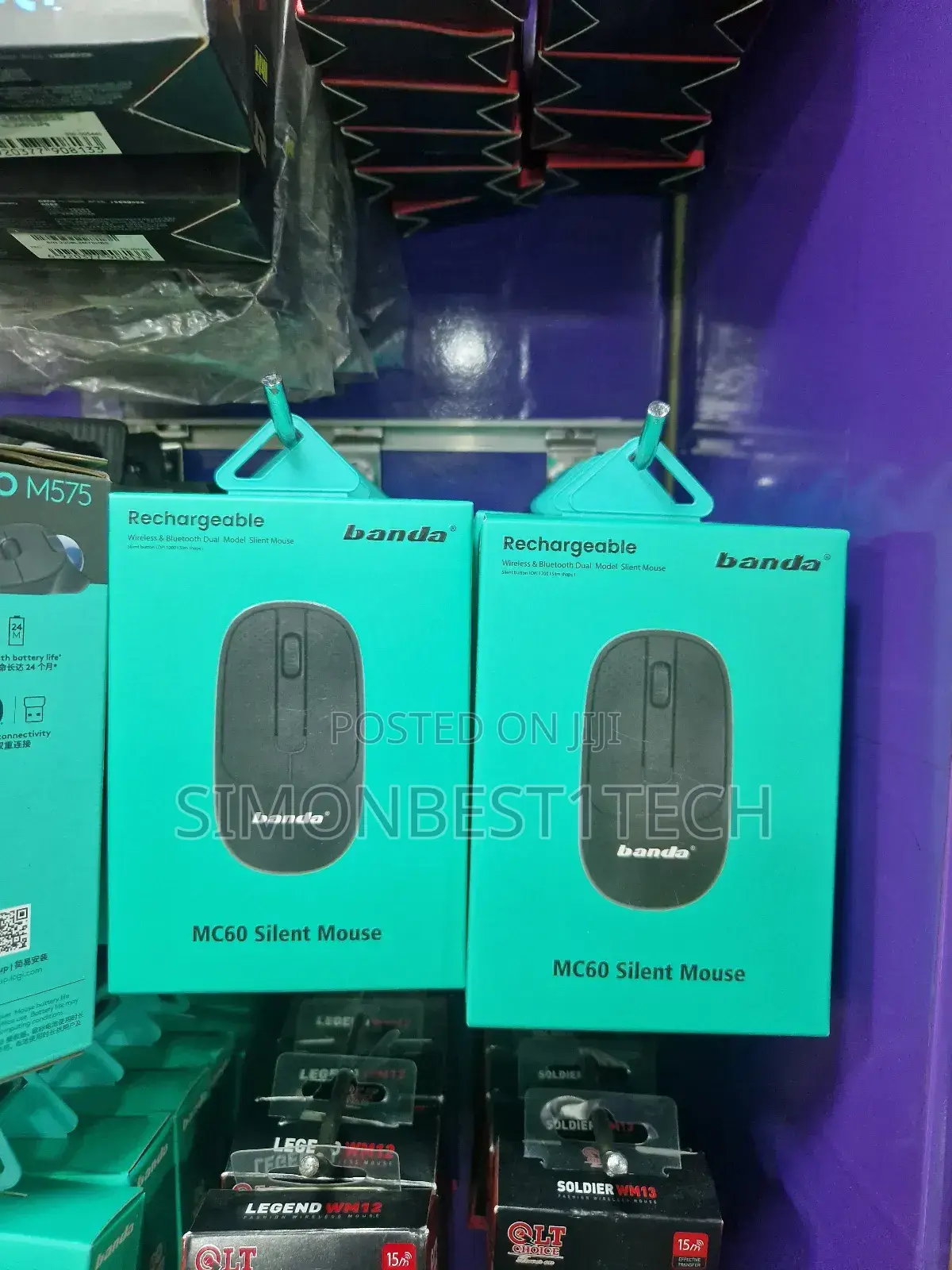 Logitech Mouse Mc60 Bluetooth Silent Mouse Rechargeable