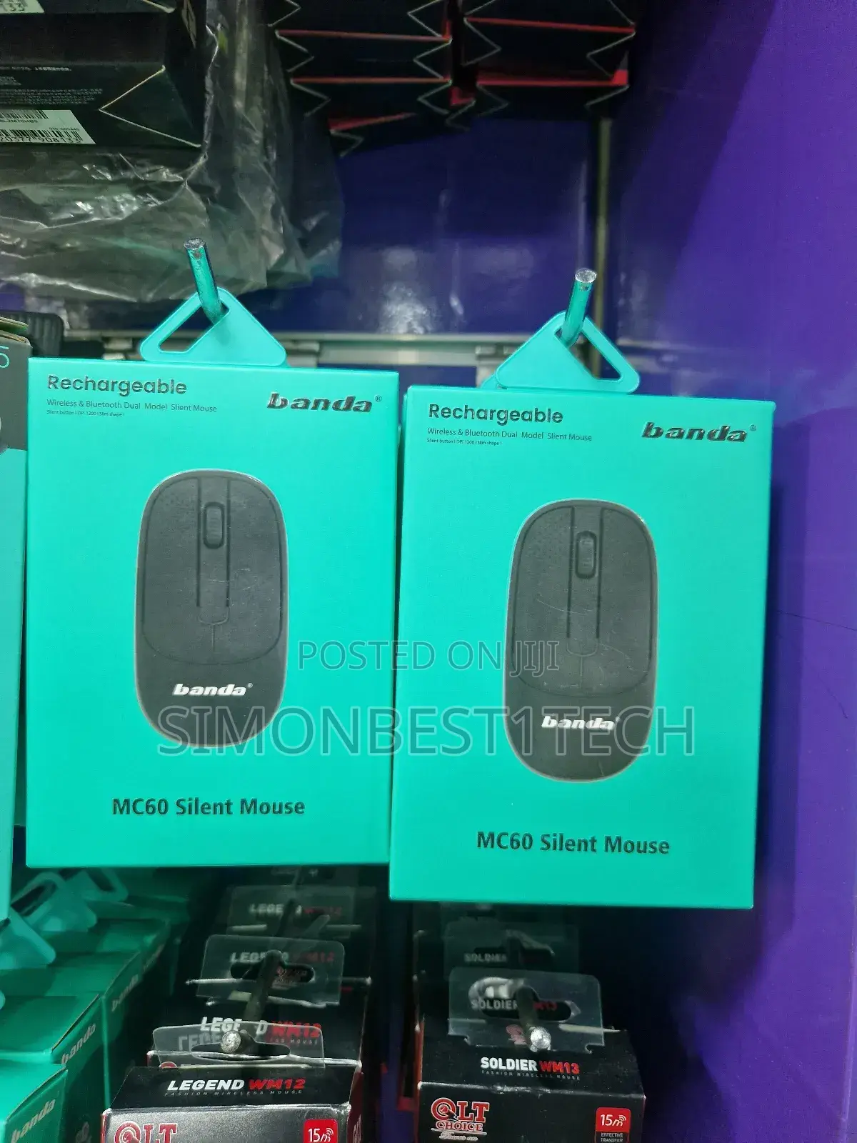 Logitech Mouse Mc60 Bluetooth Silent Mouse Rechargeable