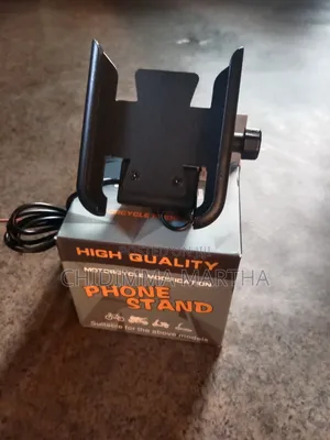Strong Motorcycle Phone Stand With USB Charger