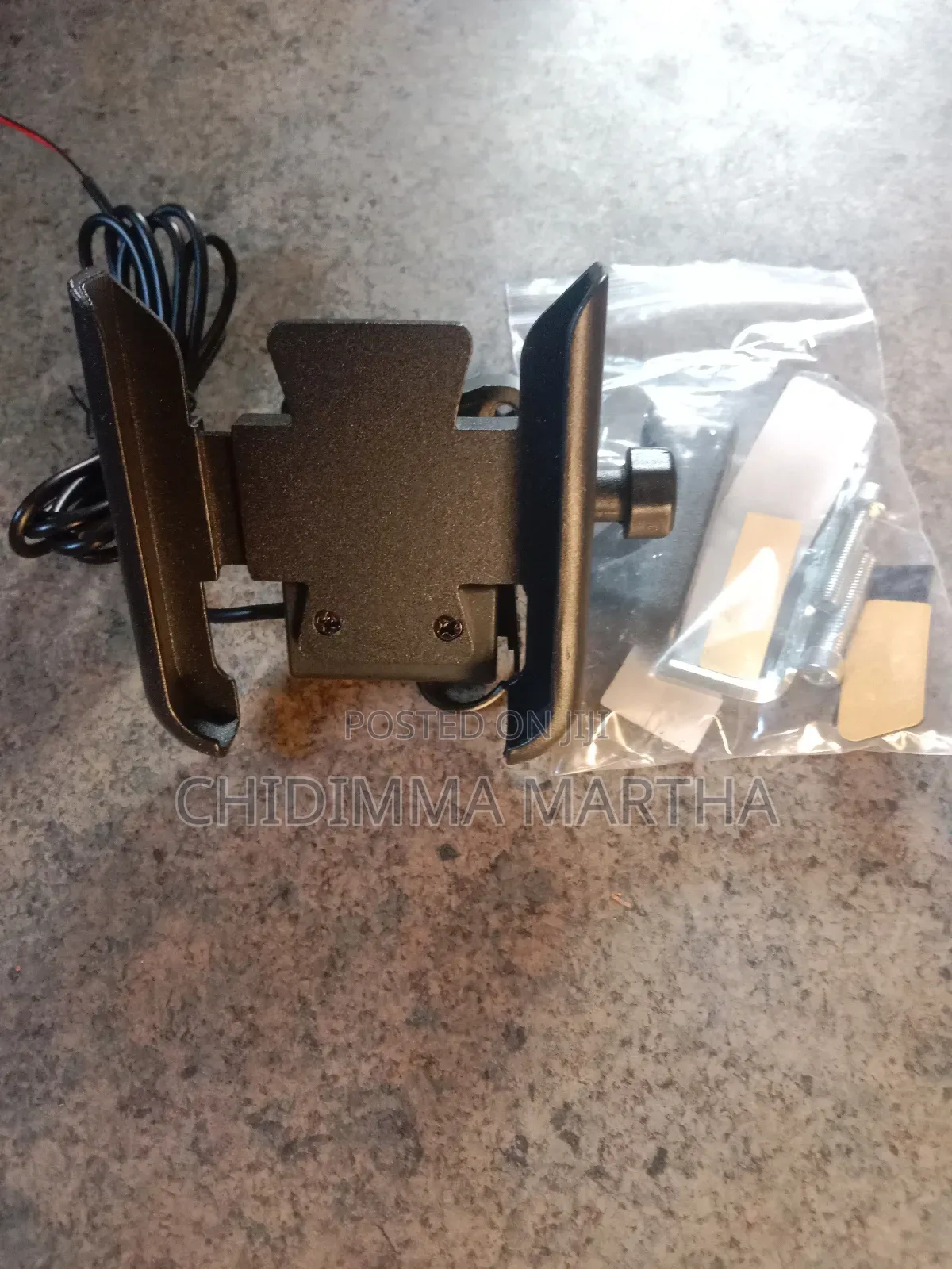 Strong Motorcycle Phone Stand With USB Charger