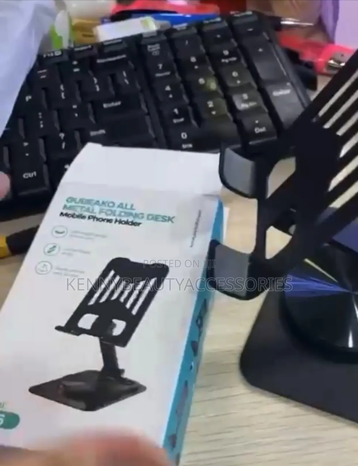 Metallic Phone Stand