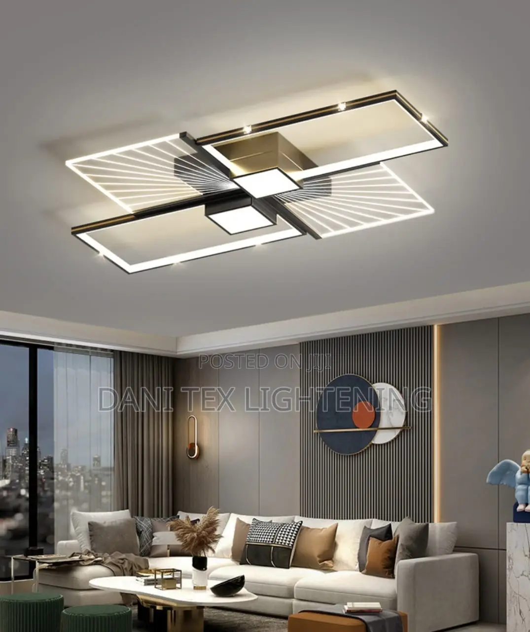 Nordic Luxury LED Ceiling Light Bedroom Restaurant Creative