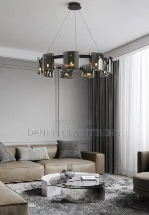 Scandinavian Led Crystal Chandelier Gold Black for Bedroom