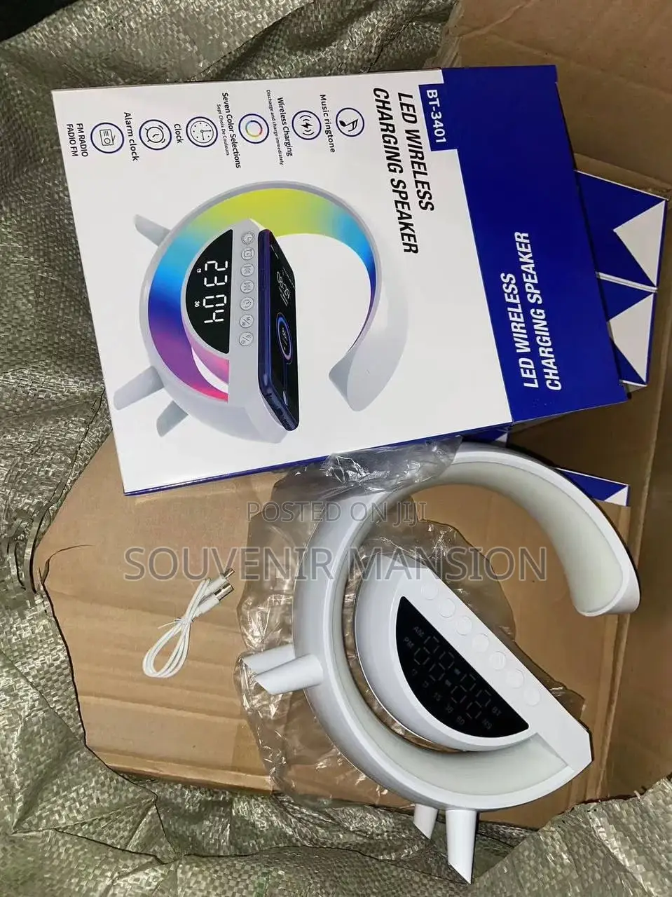 Wireless Charger With Alarm Clock
