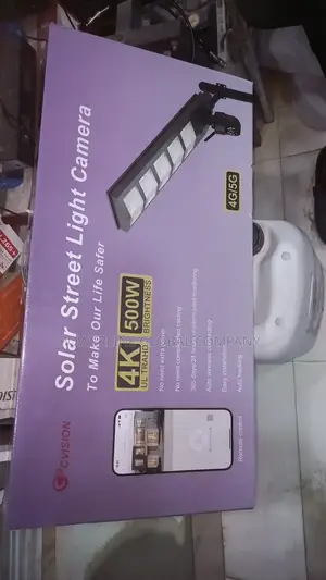 500w Solar Street Light With CCTV Camera for Homes/ Hotels