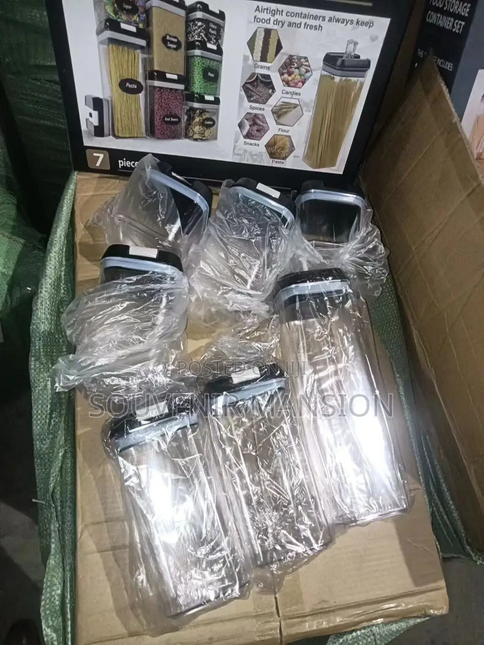 7pcs Food Storage Container Airtight