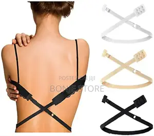 Photo - 3 PCS Adjustable Low Back Bra Strap - For Comfort and Style