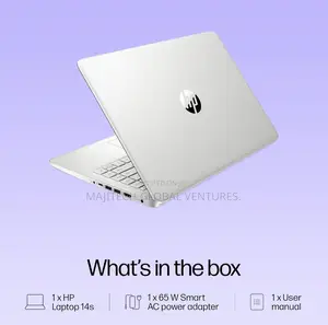 New Laptop HP 14S 4GB Intel Core I3 SSD 256GB