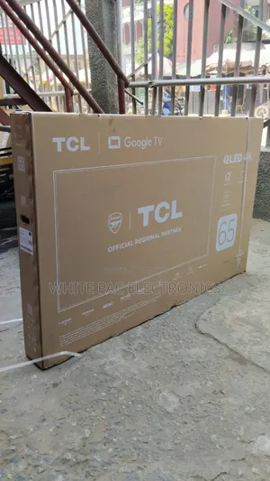 Tcl Qled 65"Inch 4k Smart Android Flameless Tv> Netflix > Youtube >