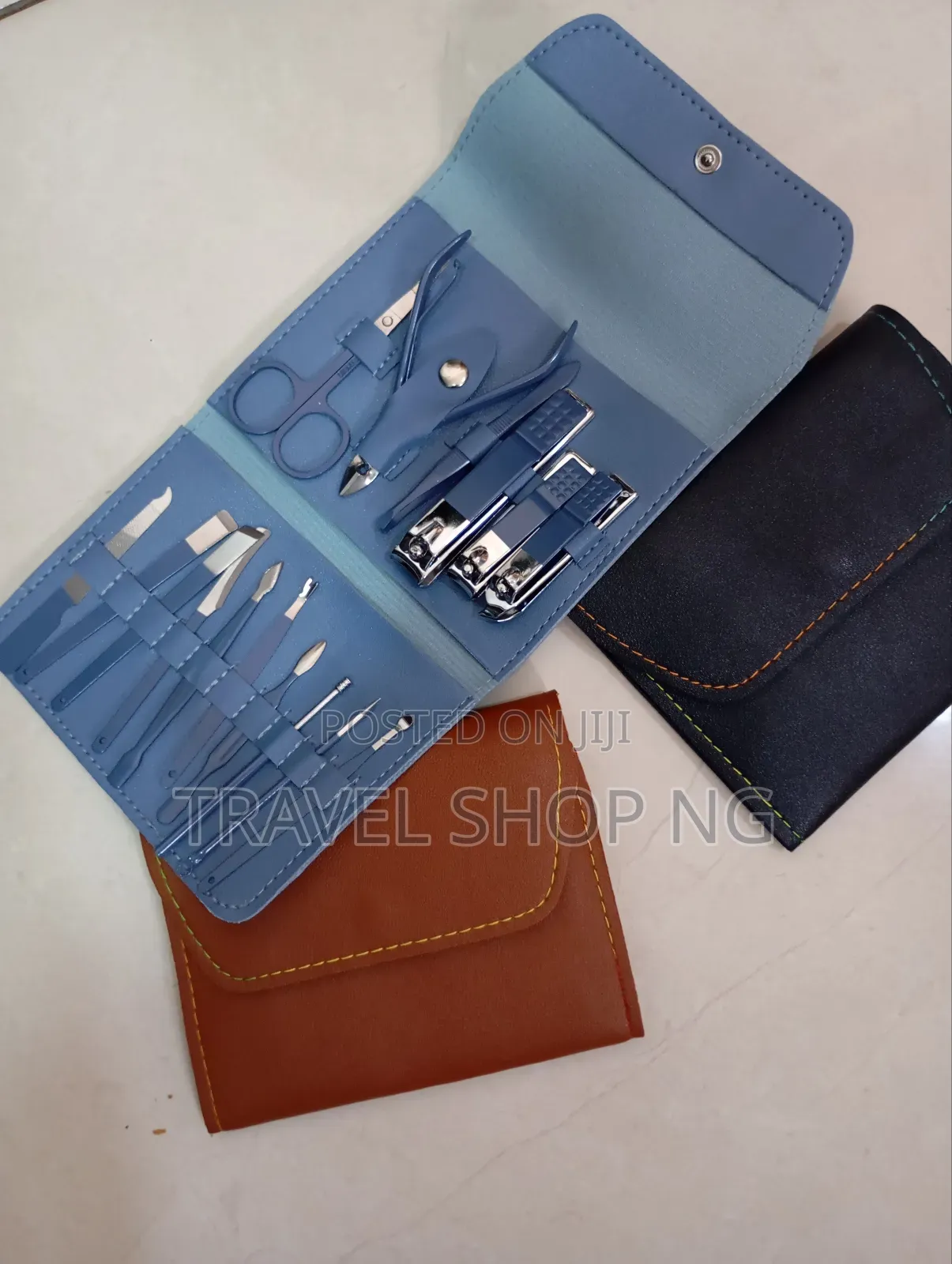 Pu Leather Manicure Pedicure Kit