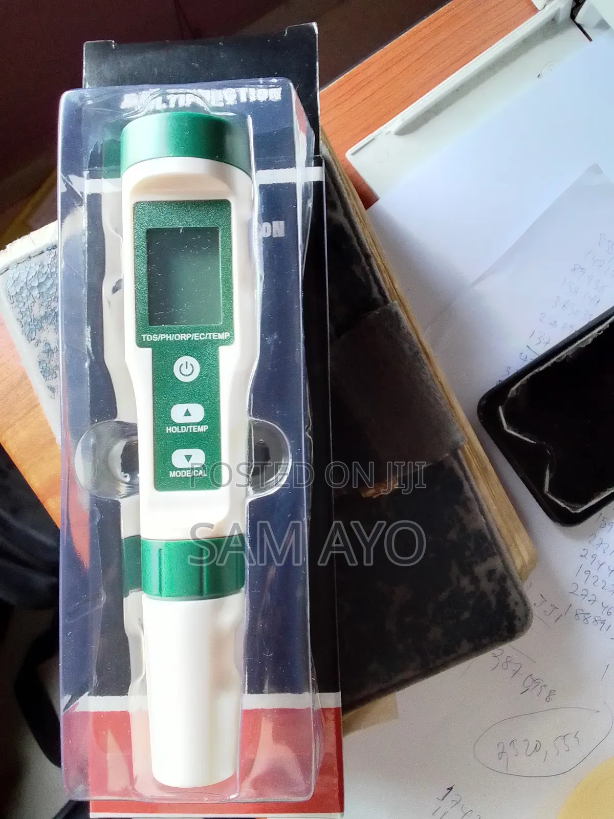 7 in 1 Water Quality Tester -TDS/ORP/EC/PH/Salinity/SG Meter