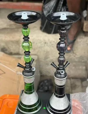 Three Pipes Shisha Pot, (Hookah)