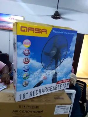 Photo - QASA 18" Rechargeable Fan Adjustable Speed Settings/QRF-5918