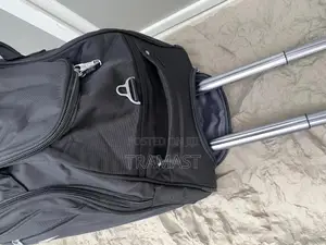 24 Inches Duffle Back Black With Trolley