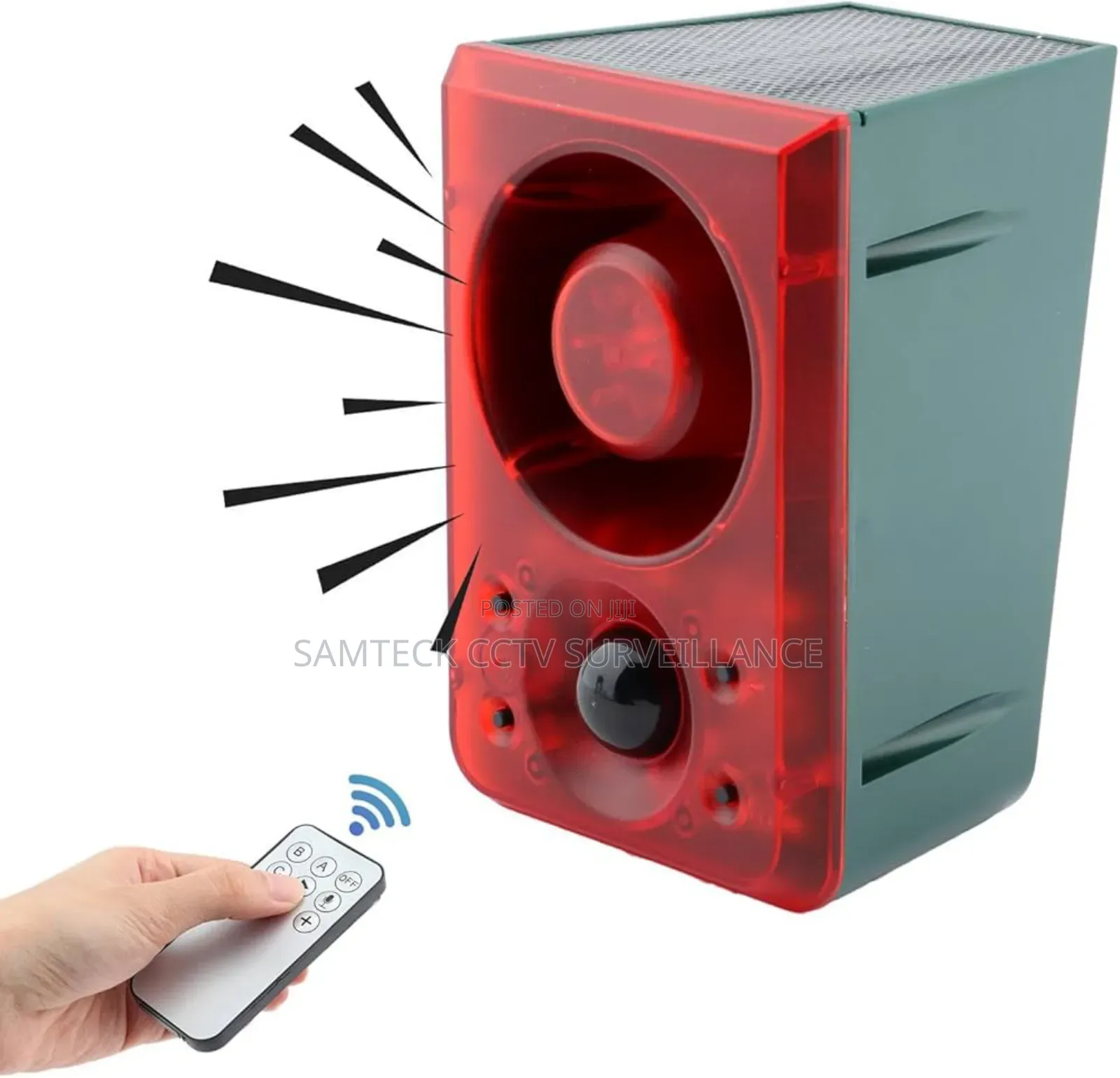 Solar Sensor Alarm Lamp For Outdoor