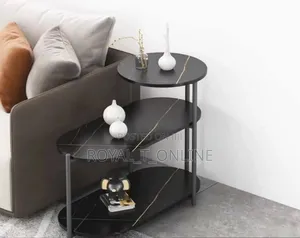 Marble Coffee Table in Abuja. 3 Layers Display Rack Table
