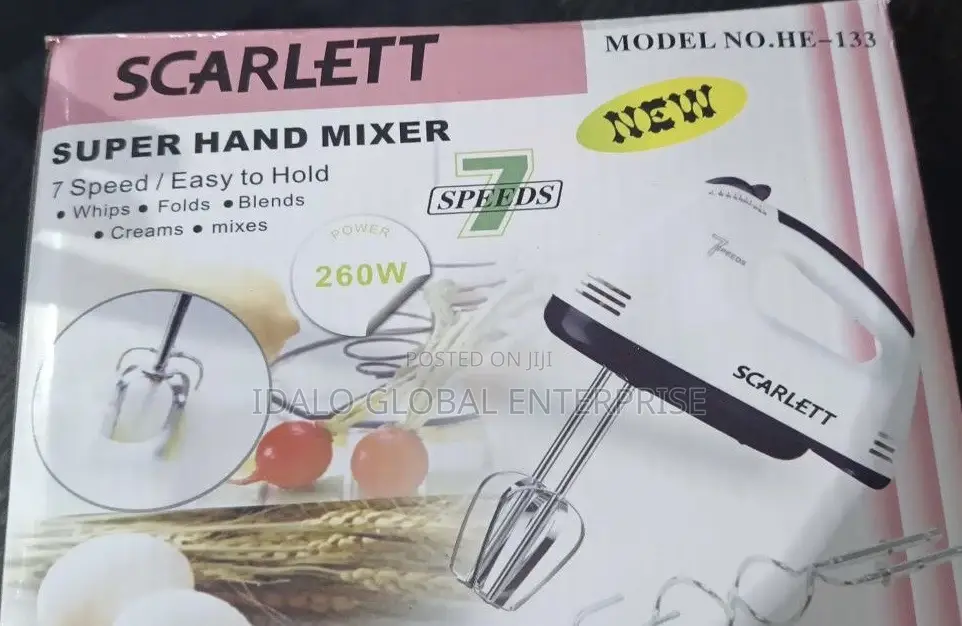 Scarlett Hand Mixer - 7 Speed