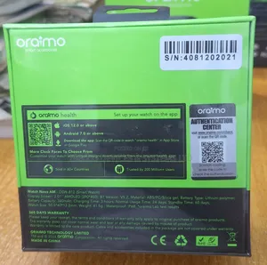 Oraimo Watch Nova Am. Vivid Amoled, Ultimate Power
