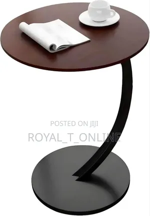 Modern Side Table in Abuja. Round C-Leg Coffee Table