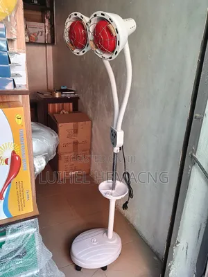 Standing Infrared Lamp Dual Head