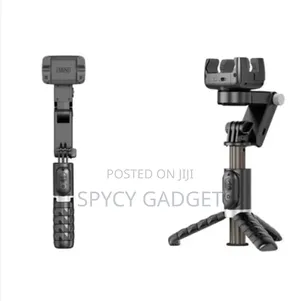 Q18 Desktop Tripod Gimbal Stabilizer With Light