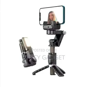 Q18 Desktop Tripod Gimbal Stabilizer With Light