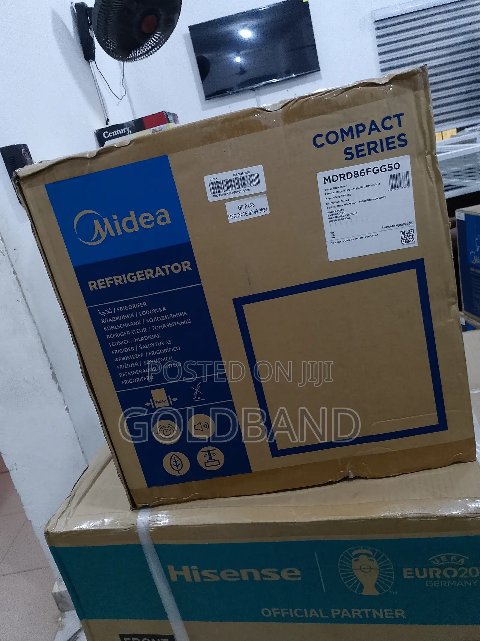 Midea 45L Single Door Quick Cooling Refrigerator
