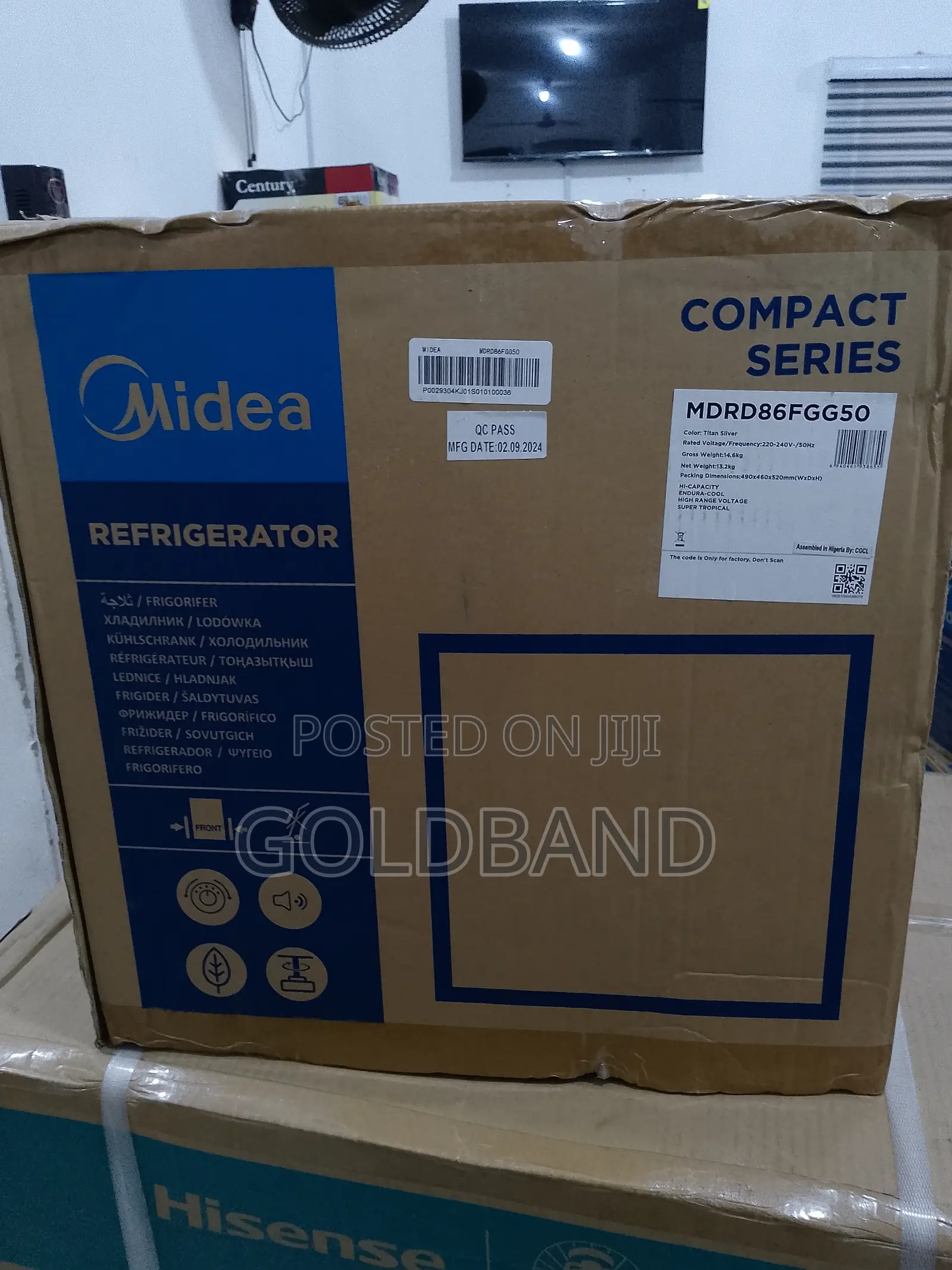 Midea 45L Single Door Advanced Cooling Refrigerator