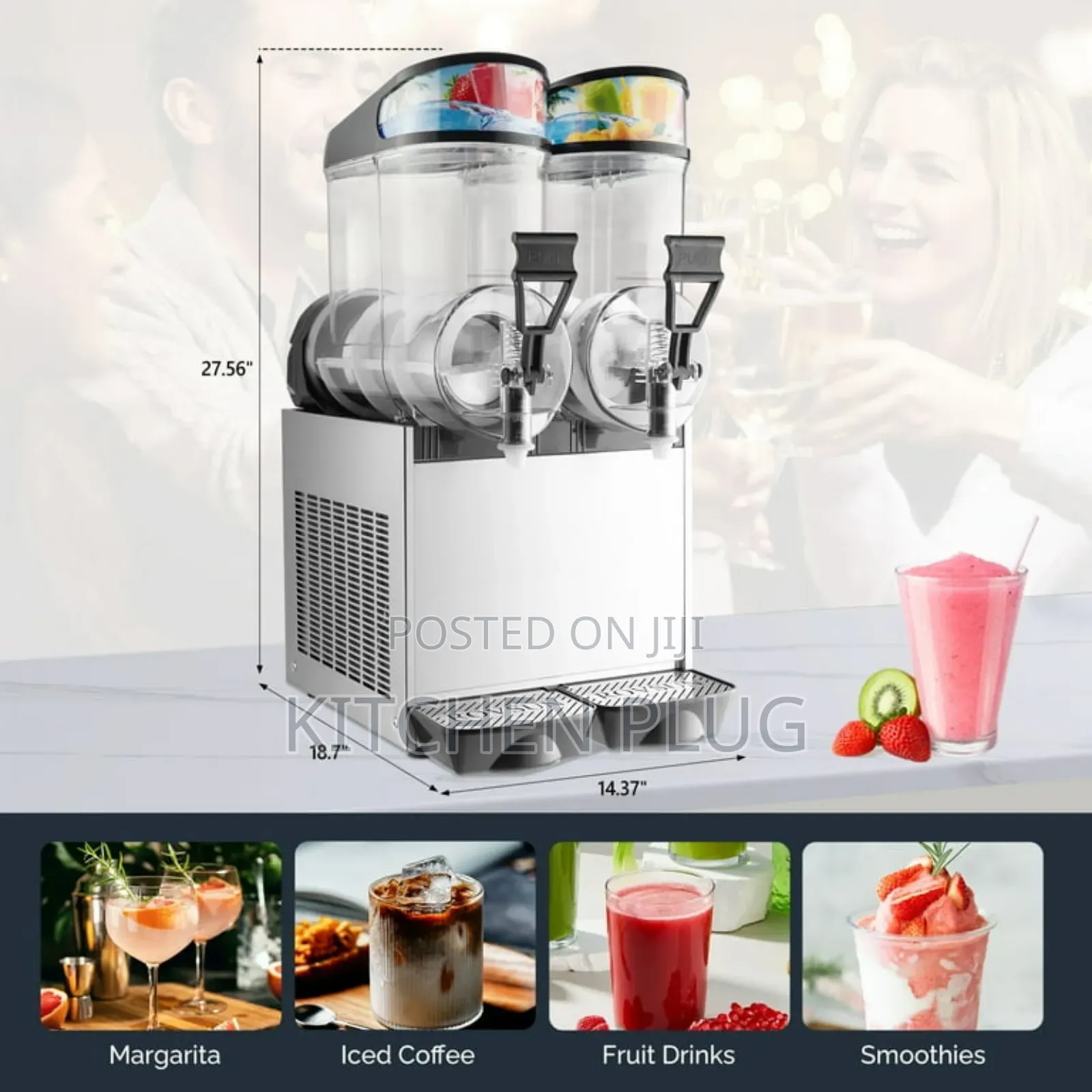 Commercial Slush Machine 2 Tanks