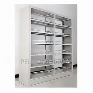 Library Bookshelf Double